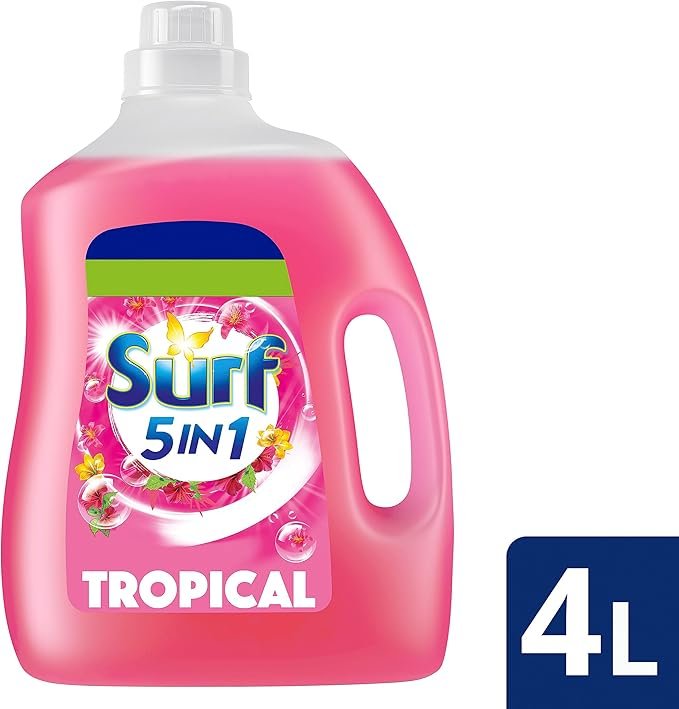 81eno9h3ChL._AC_SX679_ Surf Liquid Washing Detergent Tropical 80 w 4 l - Image 1