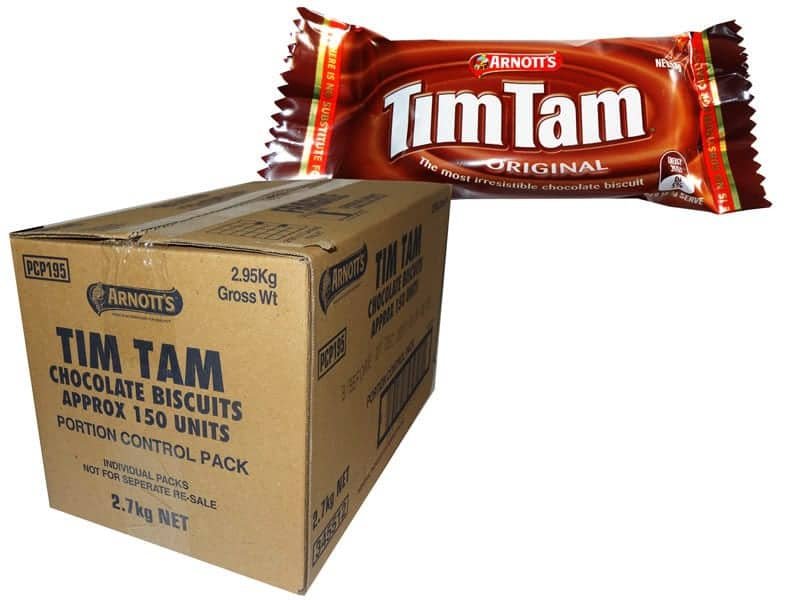 arnotts-tim-tam-18g-x-150 Arnotts Tim Tam 150-Pack (Individually Wrapped) - Image 1